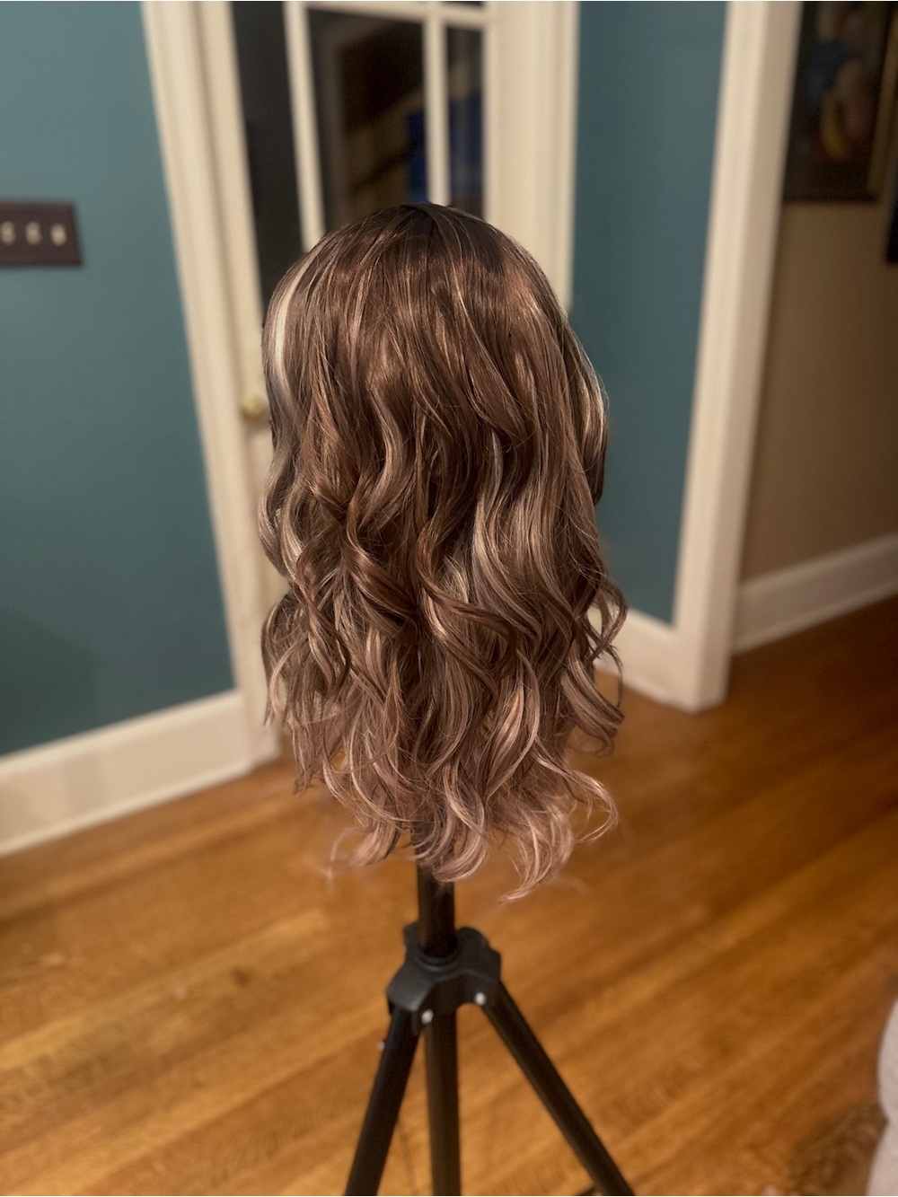 24” Brown Ombré Wig - Picture 2 of 3
